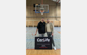 Inauguration du panneau de notre nouveau sponsor Carlife